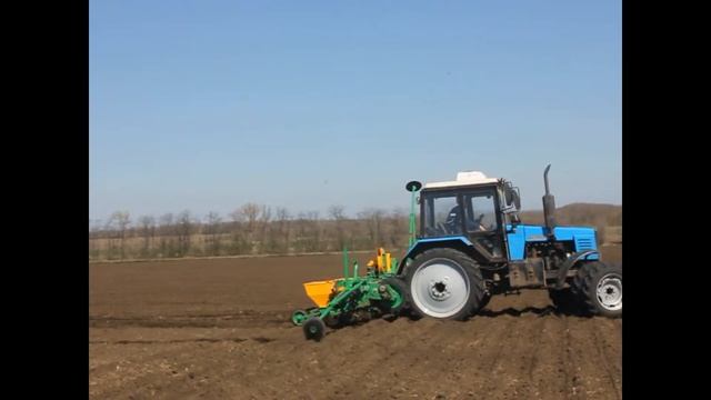 сеялка МС-12С Миллеровосельмаш, высев свеклы 2017