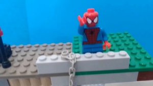 Мультфильм Лего человек паук / Lego stop motion
