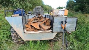 Подзабили каракат на краю деревни.Металлокоп на каракате.