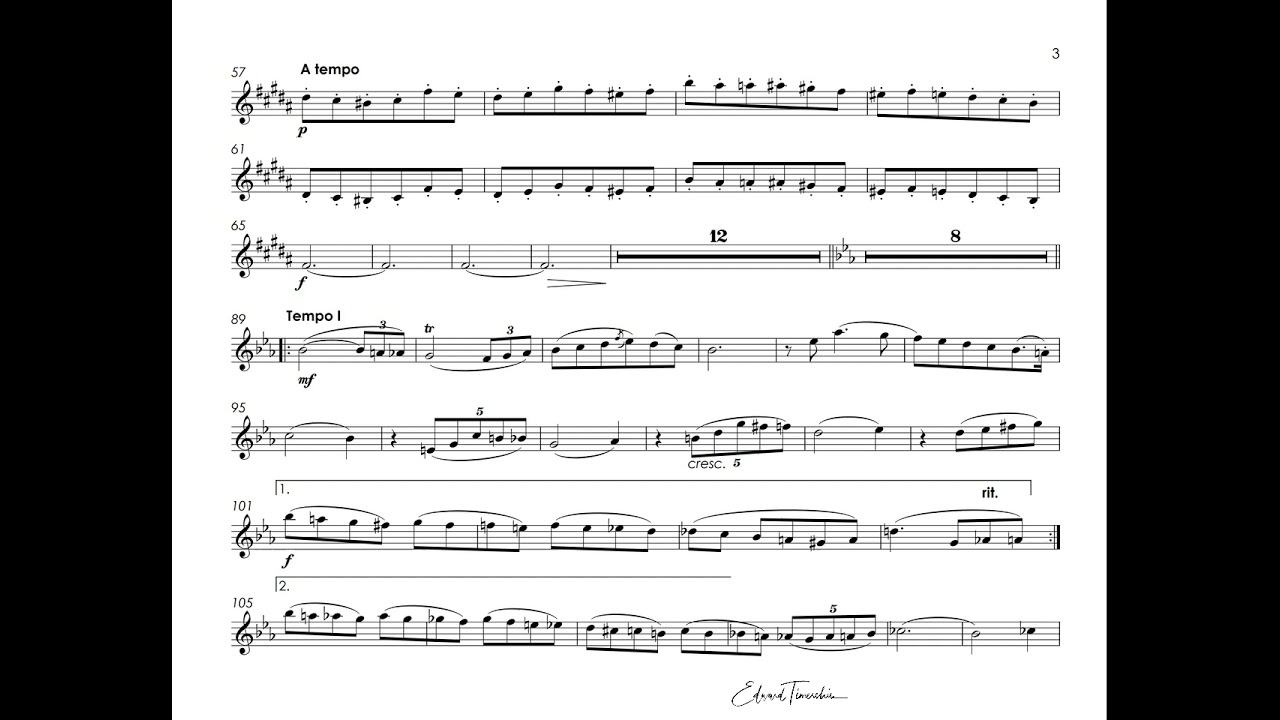 The works of Russian composers
