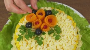 5 красивых Салатов на Пасхальный праздничный стол! Меню на Пасху 2025_