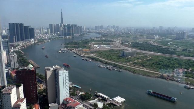 Виды Сайгона со смотровой площадки Saigon Skydeck