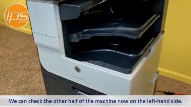 HP LaserJet M725 - Clearing Paper Jams