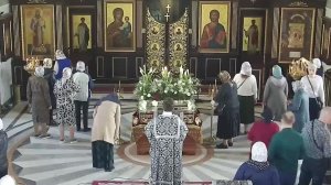 19.04.2025 Великая Суббота. Часы. Изобразительны. Вечерня. Литургия св. Василия Великого.