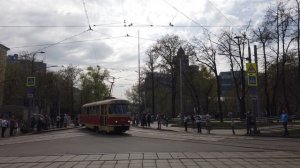 Парад трамваев. Московскому трамваю 126 лет. 19.04.2025 год.