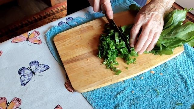 Щавелевый суп с мясом.