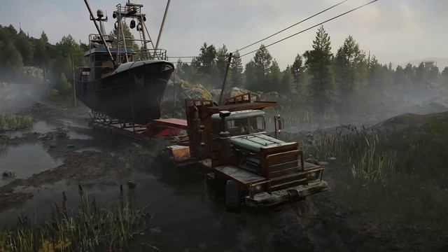 SnowRunner: Буксировка корабля в 10 сезоне Британская Колумбия