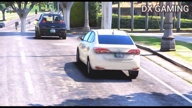 GTA 5 Toyota Yaris 🚗 2022 mode | Pakistani Car | DX GAMING | Hindi/Urdu смотреть онлайн