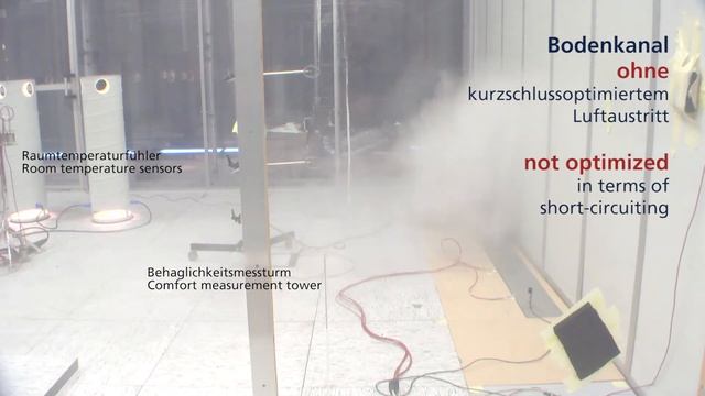 Katherm HK Bodenkanalheizung Nebelversuch - Katherm HK Trench Heating Fog Experiment смотреть онлайн
