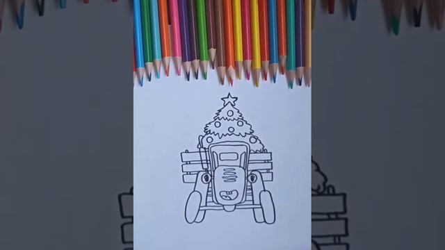 рисуем синий трактор,HOW TO DRAW BLUE TRACTOR смотреть онлайн