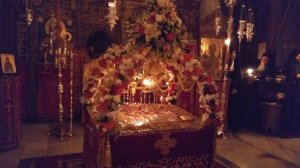 Афон. Плащаница. Чин погребения Господа Иисуса Христа