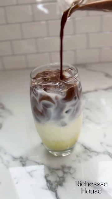 Condensed Milk Caramel Latte  🤤#shorts