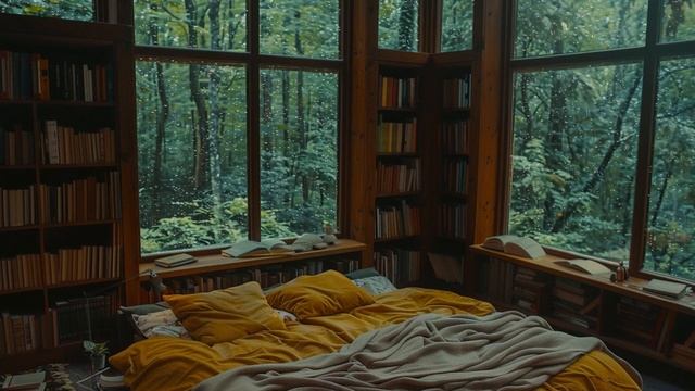 🌧 Relaxing Piano Music Helps To Fall Asleep Faster | Piano Sound On A Rainy Day смотреть онлайн