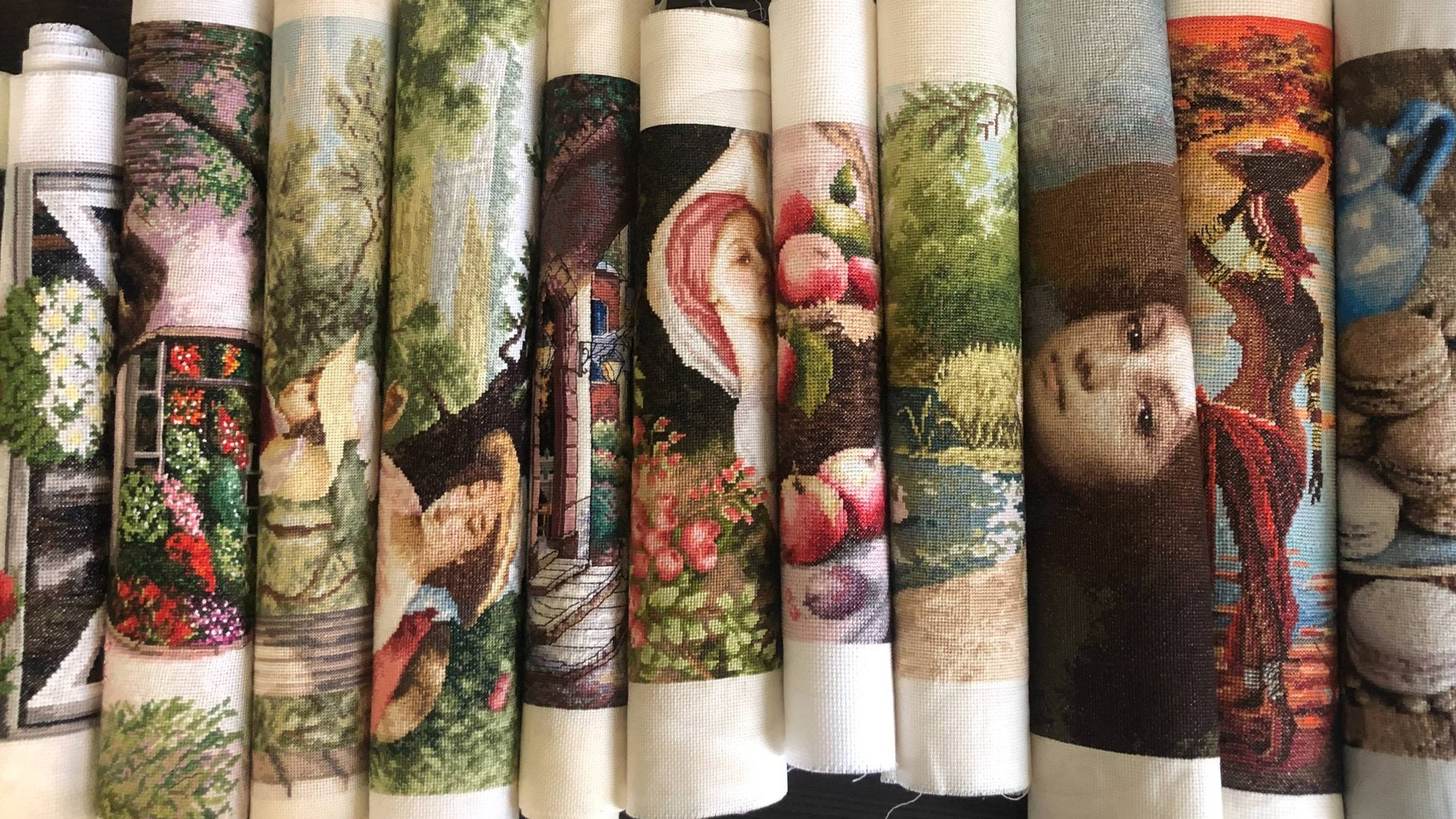 Вышитые работы моей любимой бабушки! 1 часть смотреть онлайн