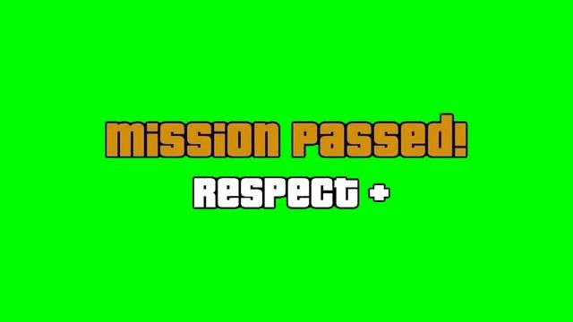 GTA Mission Passed (Sound) - Green Screen • WesLi Source смотреть онлайн