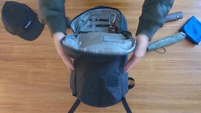 EVERGOODS CIVIC HALF ZIP 22L / Backpack Packing For School - Backpacking:vol.13 [Remake]