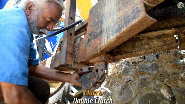 New Holland 5500 tractor with Bull backhoe Lodder attachment | come to village смотреть онлайн