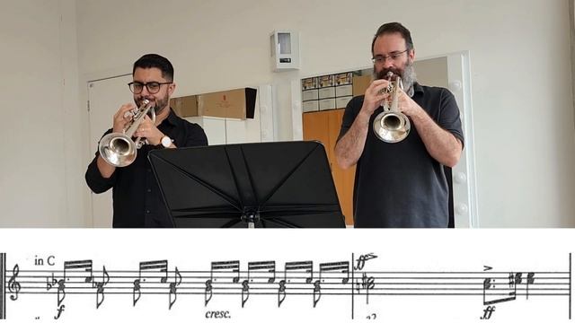 Dvořák: 9. Sinfonie - Trumpet Excerpts - Daniel Leal e Marlon Humpreys. смотреть онлайн