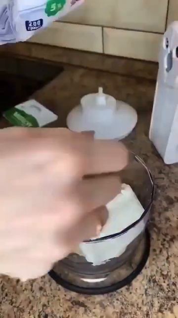 Творожный мусс с бананом🍌