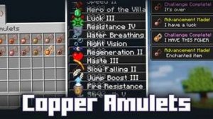 Скачать мод Copper Amulets [1.21.1], [1.20.1]
