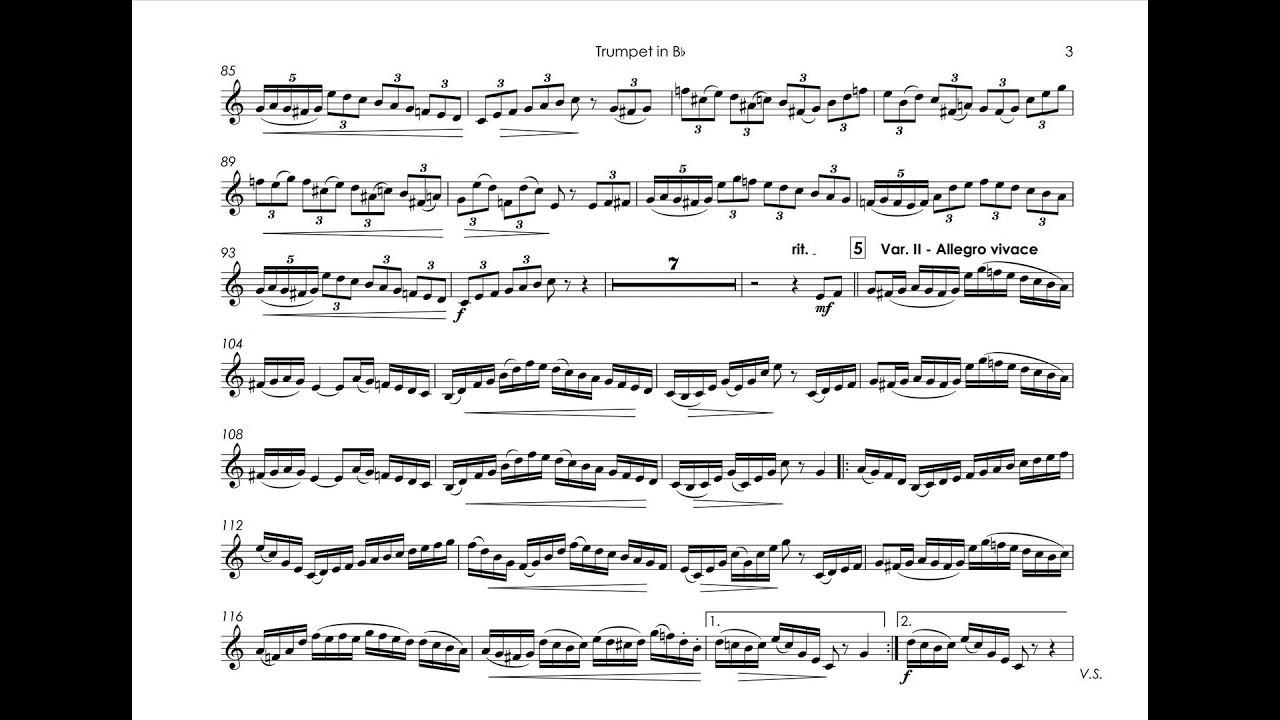 Arban, Jean - Baptiste - Fantaisie and Variations  from Beatrice di Tenda - Charles Gates cornet
