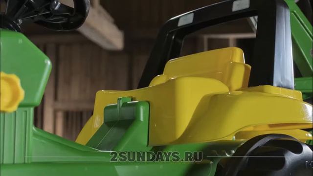 Rolly Toys rollyJunior John Deere 811076 - Детский трактор с ковшом и экскаватором смотреть онлайн