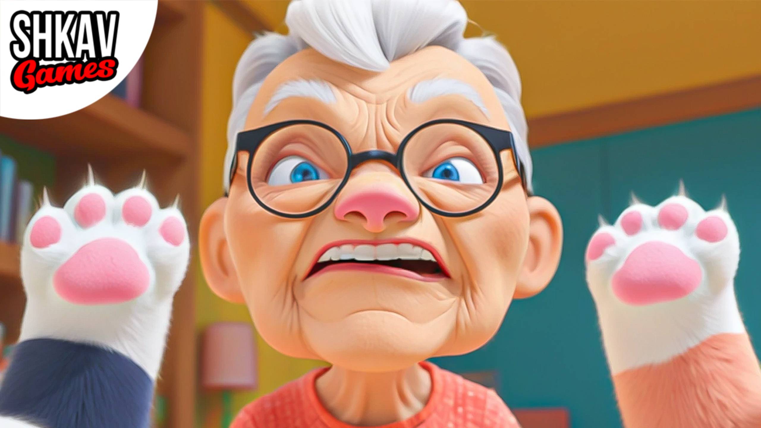 КОТ, который УРОНИЛ ВСË! Поможем бабуле с переездом. I Am Cat VR! / Часть 38 / смотреть онлайн