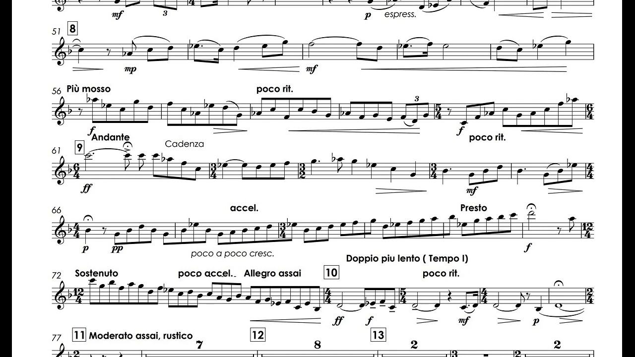 Nesterov, Arkadiy - Trumpet Concerto - Timofei Dokshizer trumpet