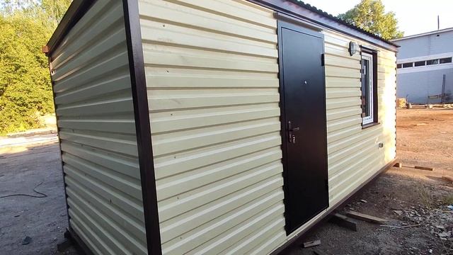 Дачный вагончик металлический блок контейнер бытовка хоз блок смотреть онлайн