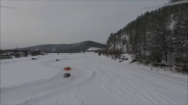 Гонка на реке Чульман(пробный заезд)