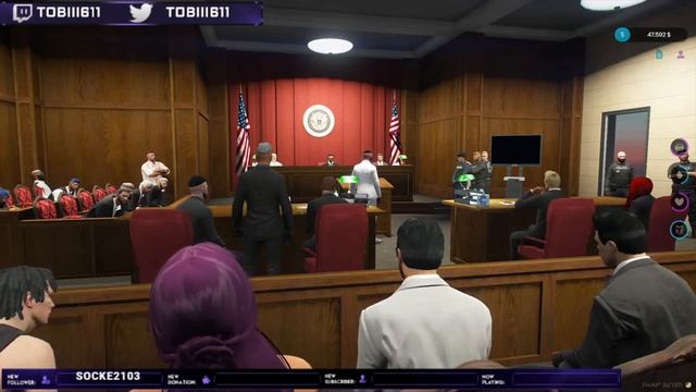 GTA 5 RP Astro-Life Highlights #5 | vor Gericht! | German Zockt смотреть онлайн
