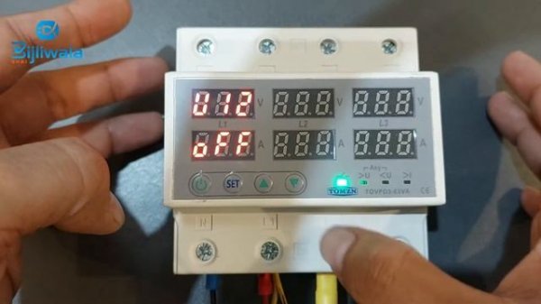 Three Phase Voltage Protector REVIEW AND SETTINGS