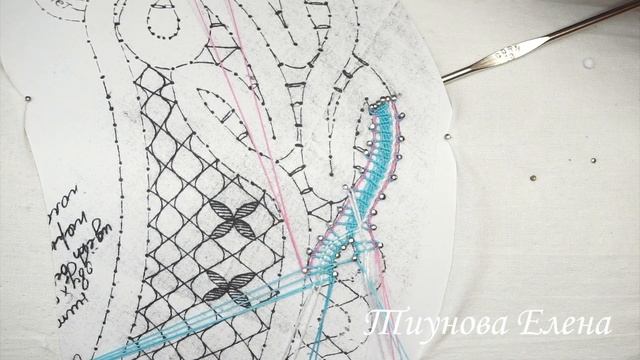Переход из полотнянки в восьмёрку (2 вариант) #кружево #восьмёрка #восьмёрка #ElenaTiunova смотреть онлайн