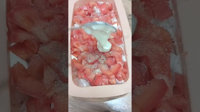 минтай запечённый