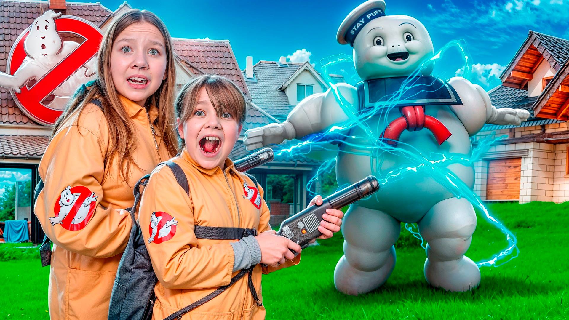 Мы стали Охотниками за привидениями! Хейтеры выпустили Огромного зефирного монстра смотреть онлайн