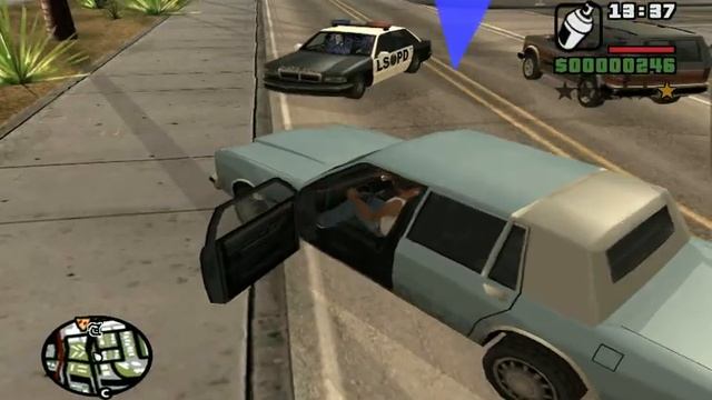 Прохождение GTA SAN ANDREAS Миссия 3 (Граффити на территории) смотреть онлайн