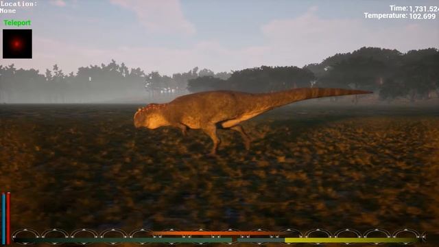 Pangea Survival - Гиганотозавр - Gameplay (PC) смотреть онлайн