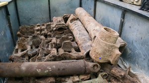 Старая площадка лесорубов.Рельсы,траки,литые плюшки.Металлокоп.