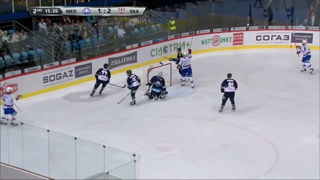SKA @ Medvescak 09/29/2014 Highlights / Медвешчак - СКА 1:5 смотреть онлайн