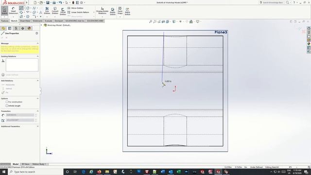 Part 2 Solidworks Workstop Geometry Creation and Slot Cutting смотреть онлайн