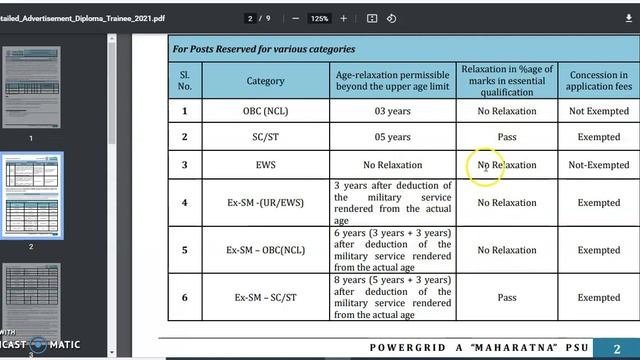 Power Grid (PGCIL) Recruitment 2021 | Diploma Trainee | Latest Job Update смотреть онлайн