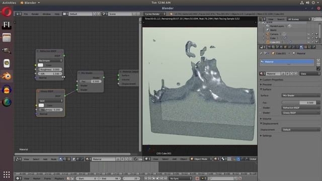 Blender Tutorial - Creating a Water Material in Cycles смотреть онлайн