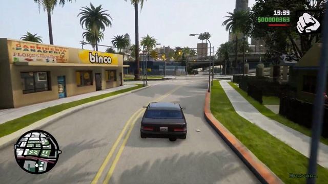 Grand Theft Auto San Andreas Definitive Edition Gameplay GTX 970 смотреть онлайн