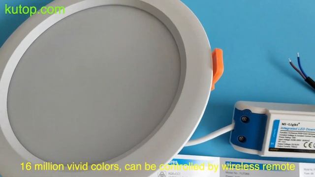 FUT069 MiLight waterproof RGB+CCT LED ceiling light - kutop.com смотреть онлайн