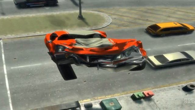 ★★★ GTA 4 - LUCKY People (Pt. 1) aka Orange Death Proof Car FAILS! ░░ смотреть онлайн