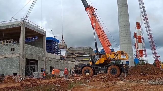 lifting batako~crane roughter sany 55 ton~tekniko indo tv смотреть онлайн