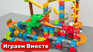 МАГНИТНЫЕ ГОРКИ С ШАРИКАМИ 🧲 Строим крутые горки на магните и запускаем шарики !