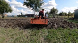 Экстремальная дача...фрезеровка участка трактором