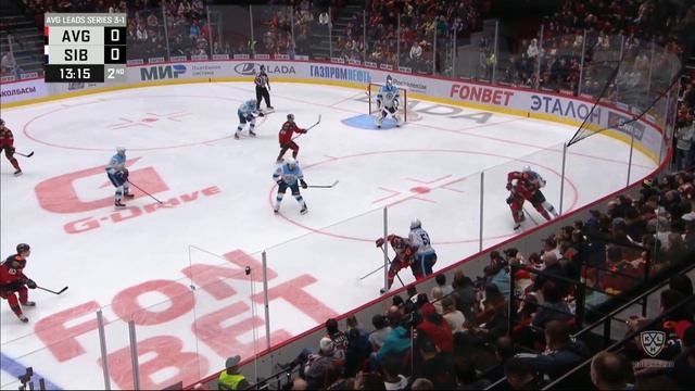 Чумовой сэйв Костина / Kostin makes insane jumping save смотреть онлайн