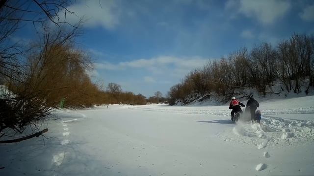 Уральские байки №3- Снежное трофи на мотоциклах Урал